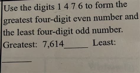 the greatest four digit even number|What is the Greatest 4 Digit Number .
